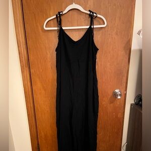 Old Navy Black Tie Strap Jumpsuit NWT